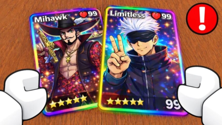 Anime Card Collection game