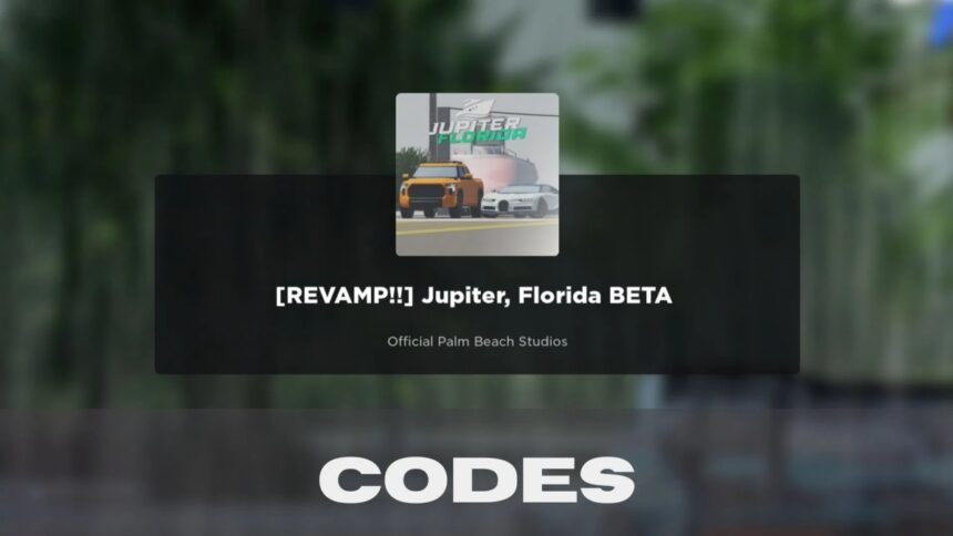 Jupiter Florida Codes (April 2026) 1 Jupiter Florida game