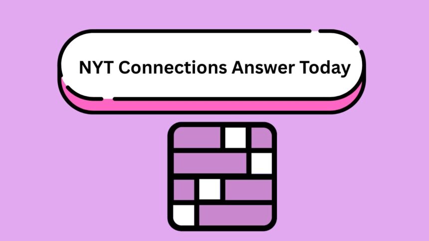 Today's NYT Connections Answer for April 14 (Puzzle #1123) 1 NYT Connections Answer