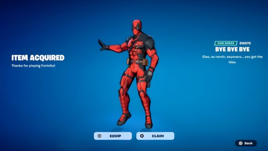 Fortnite’s NSYNC ‘Bye Bye Bye’ Dance Emote Might Be Gone For Good Thanks to a Copyright Lawsuit